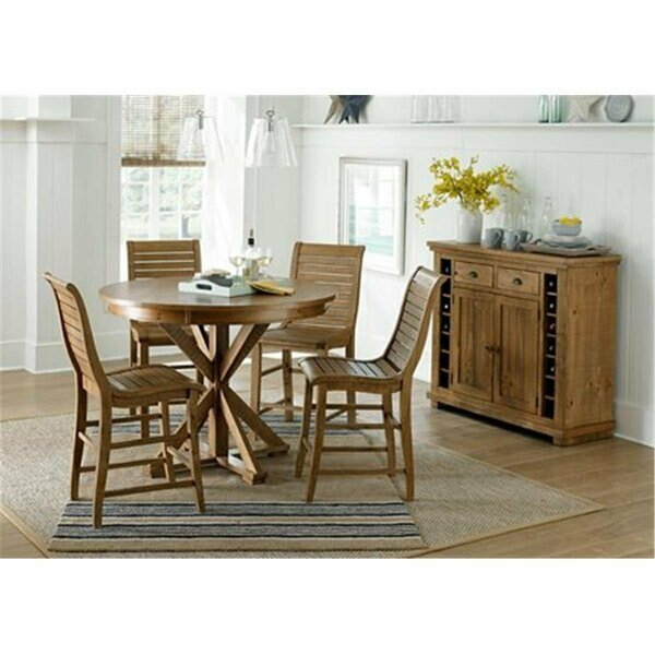 Willow Pine Round Counter Complete Table - 36 x 48 x 48 in., Progressive Furniture, Mfr#: P808-15B/15T